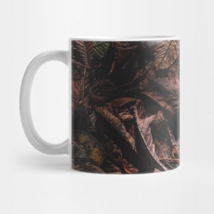 Brown tree leaves Mug